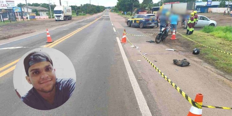 Motociclista morre ao ser atropelado por van conduzida por motorista embriagado na BR-163