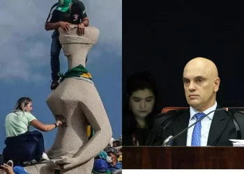 Moraes concede prisão domiciliar para cabeleireira que pichou estátua do STF