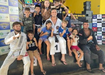Delegação de Alcinópolis/Ms conquista 9 medalhas no Pantanal International Jiu-Jítsu em Campo Grande