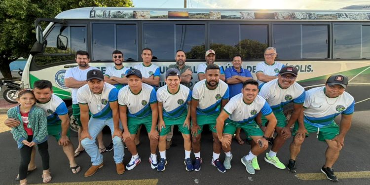 Seleção de Alcinópolis parte rumo a Nova Andradina MS em busca do Título da Copa Assomasul 2025